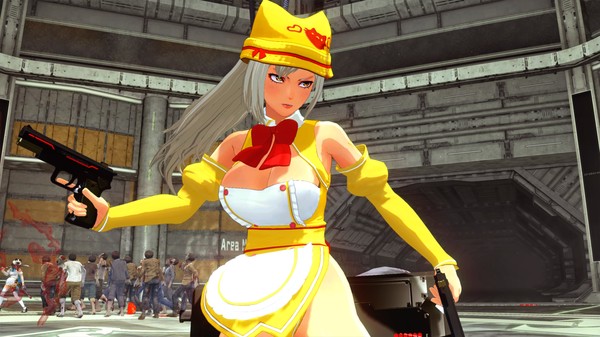 Скриншот из OneeChanbara ORIGIN - Exclusive Lei Costume: Dream Hostess Lei: Omelet Yellow