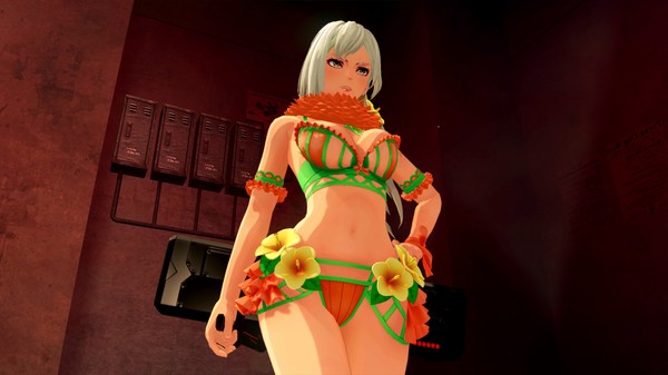 Скриншот из OneeChanbara ORIGIN - Exclusive Lei Costume: Lei's Dream Bikini: Melon Green