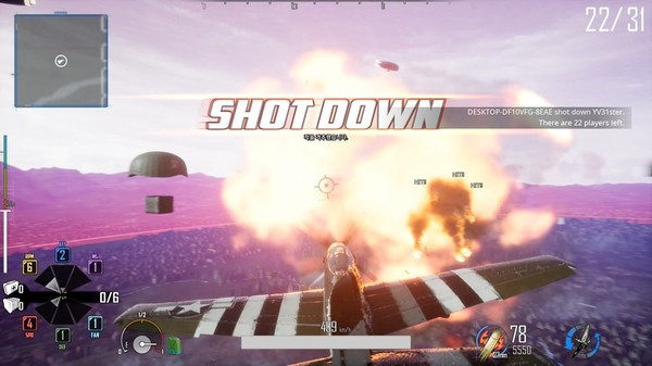 DOGFIGHTER -WW2- game for Linux 1