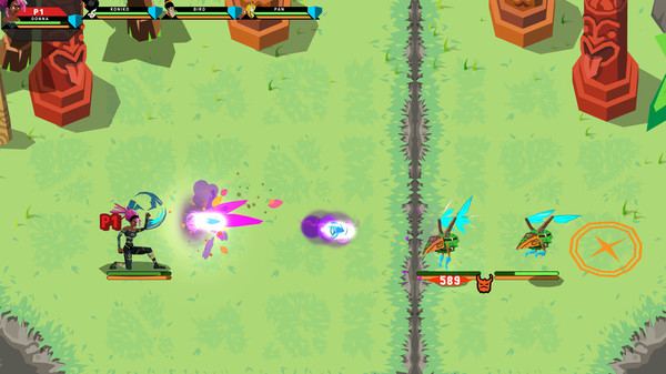 Скриншот из Grid Fight - Mask of the Goddess Prologue