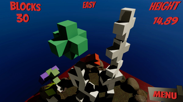 Blocks Stacking game for Linux 1