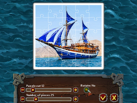 Скриншот из Pirate Jigsaw