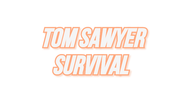 Mark Twain's Tom Sawyer: Survival Game Logo