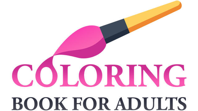 Coloring Book for Adults Logo
