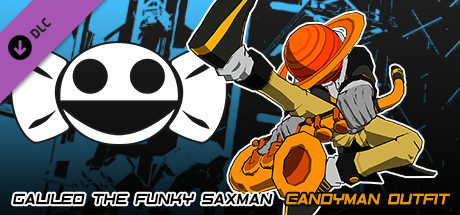 Lethal League Blaze - Galileo the Funky Saxman outfit for Candyman cover art