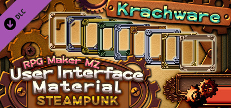 RPG Maker MZ - Krachware User Interface Material Steampunk cover art