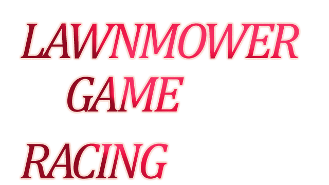 Lawnmower Game: Racing Logo