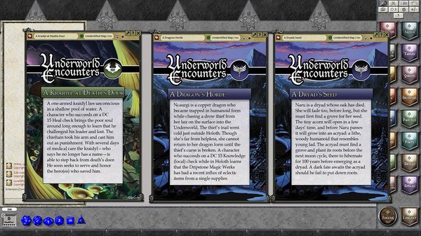 Скриншот из Fantasy Grounds - Rise of the Drow: Underworld Encounters