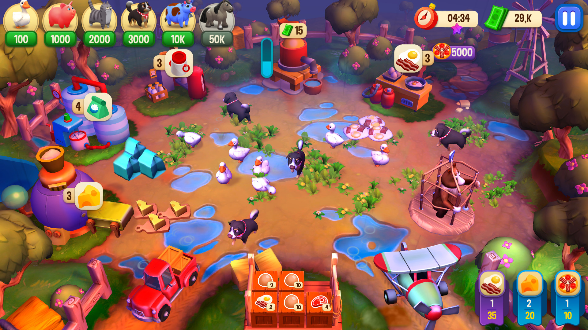 farm frenzy game restarts my android tablet