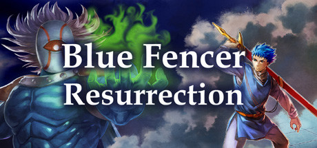 Blue fencer Resurrection cover art