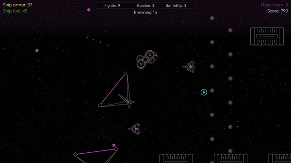 Скриншот из Dark Asteroids