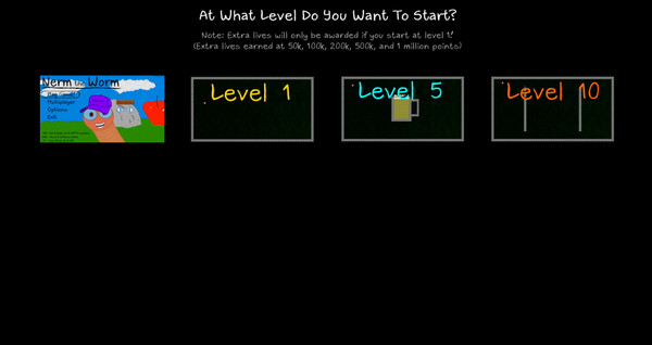 Nerm the Worm game for Linux 1