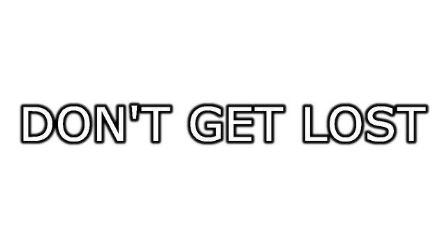 Don't get lost Logo
