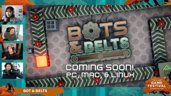 Скриншот из Steam Game Festival: Bots & Belts