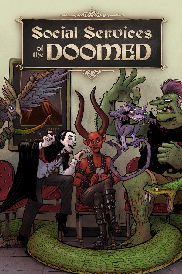 Steam portrait for Social Services of the Doomed.