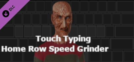 Touch Typing Home Row Speed Grinder - iReact Freddy Krueger Nightmare Custom Art Keyboard cover art