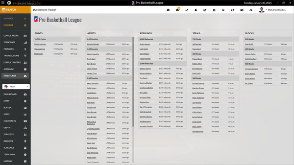 Скриншот из Draft Day Sports: Pro Basketball 2021