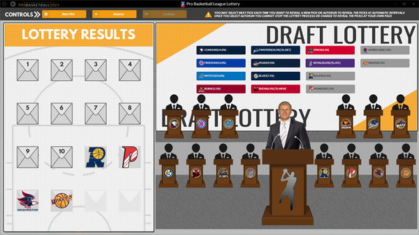 Скриншот из Draft Day Sports: Pro Basketball 2021