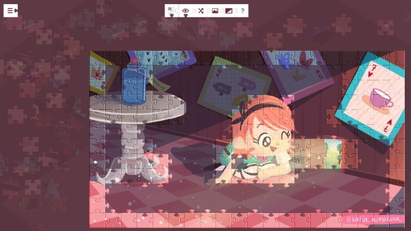 Скриншот из Alice in Wonderland - a jigsaw puzzle tale