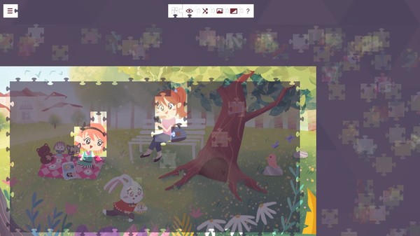 Скриншот из Alice in Wonderland - a jigsaw puzzle tale