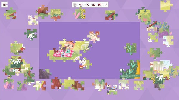 Скриншот из Alice in Wonderland - a jigsaw puzzle tale