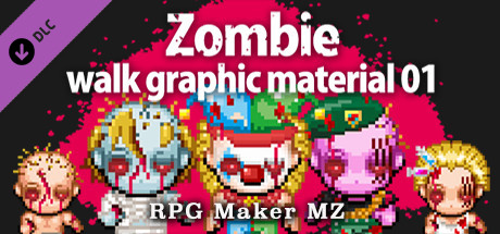 RPG Maker MZ - Zombie walk graphic material 01 cover art
