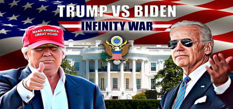 Trump vs Biden: Infinity war cover art