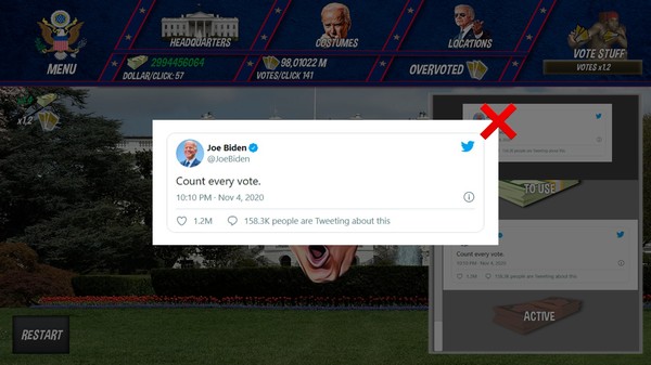 Скриншот из Trump vs Biden: Infinity war