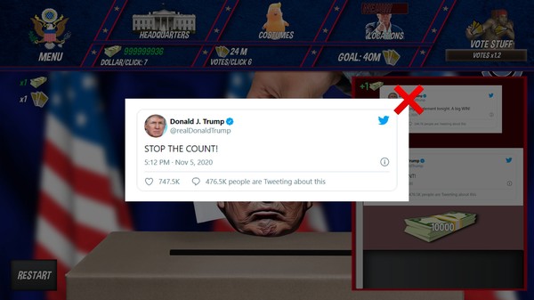 Скриншот из Trump vs Biden: Infinity war