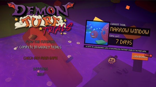 Demon Turf: Trials game for Linux 1