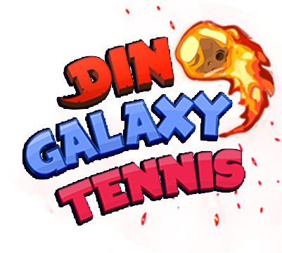 Dino Galaxy Tennis Logo