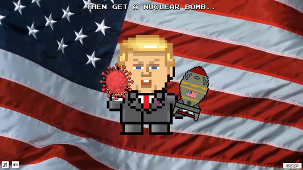 Trump VS Covid: Save The World Clicker game for Linux 1