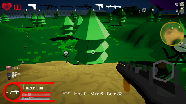 Скриншот из Paper Shooter!