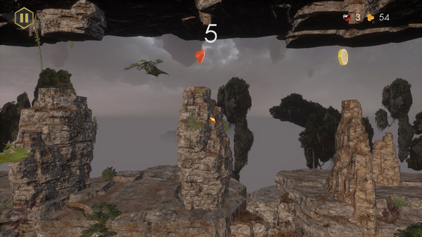 Скриншот из Mythlands: Flappy Dragon