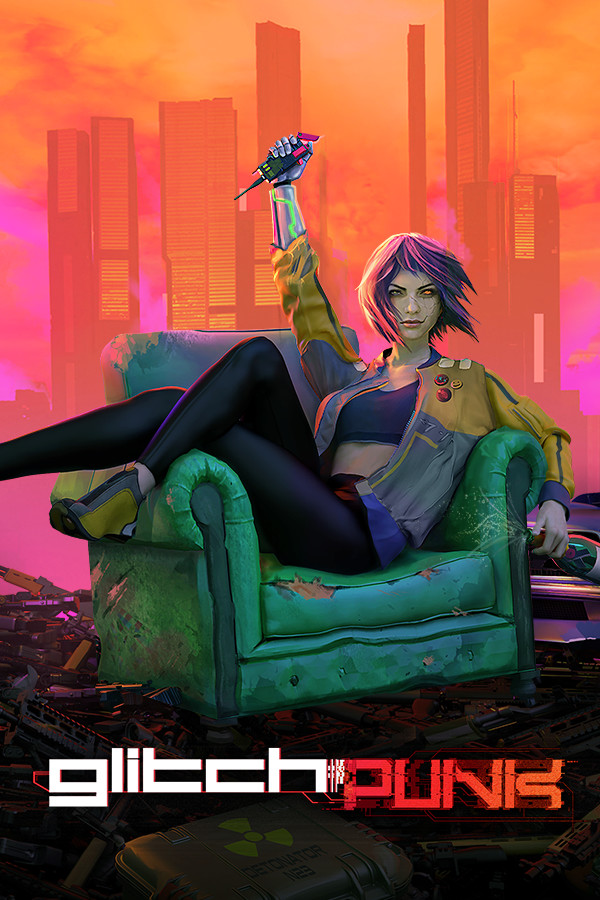 Steam portrait for Glitchpunk.