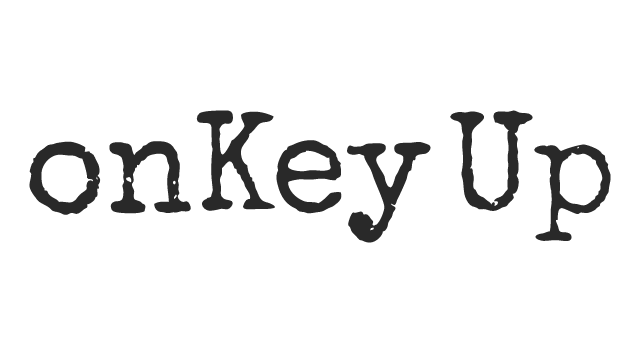 On Key Up: A Game for Keyboards Logo