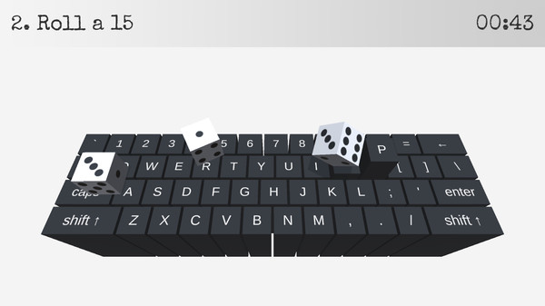 Скриншот из On Key Up: A Game for Keyboards
