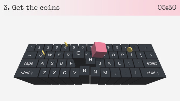 On Key Up: A Game for Keyboards game for Linux 1