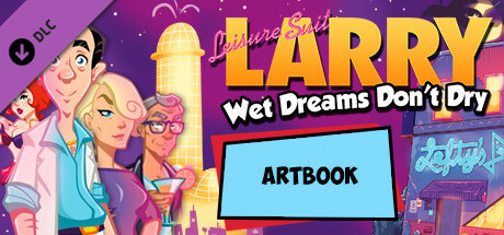 Leisure Suit Larry - Wet Dreams Don't Dry Artbook cover art