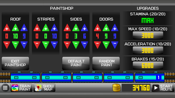 Скриншот из Subway Train Simulator 2D