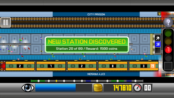 Скриншот из Subway Train Simulator 2D