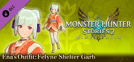 Monster Hunter Stories 2: Wings of Ruin - Ena's Outfit: Felyne Shelter Garb cover art
