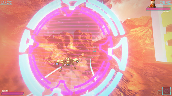 Скриншот из Neon Wings: Air Race