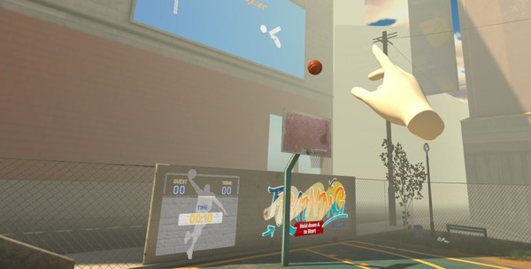 Скриншот из Urban Basketball VR