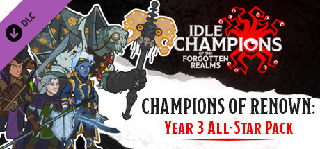 Idle Champions - Champions of Renown: Year 3 All-Star Pack cover art