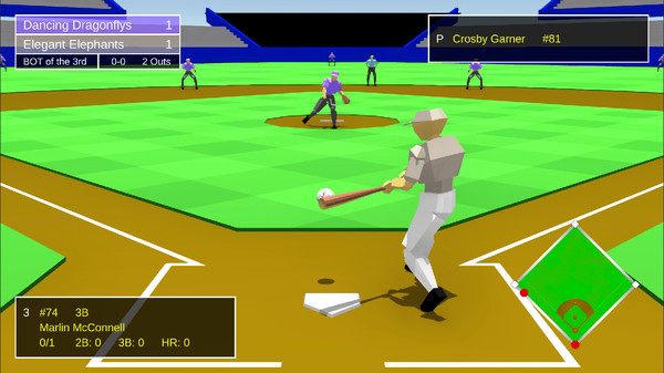 Fly Away Baseball game for Linux 1