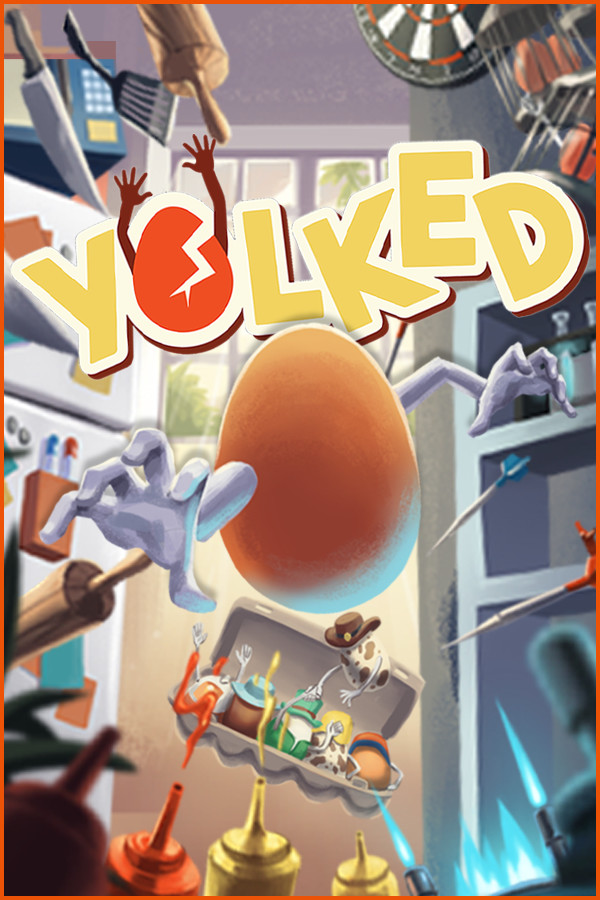 Steam portrait for YOLKED - The Egg Game.