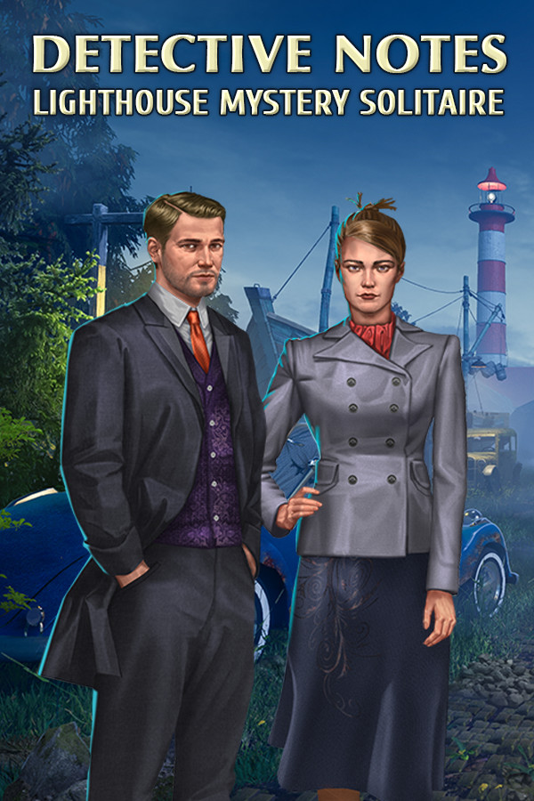 Steam portrait for Detective notes. Lighthouse Mystery Solitaire.