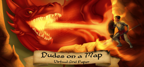 Dudes on a Map: Virtual Grid Paper cover art