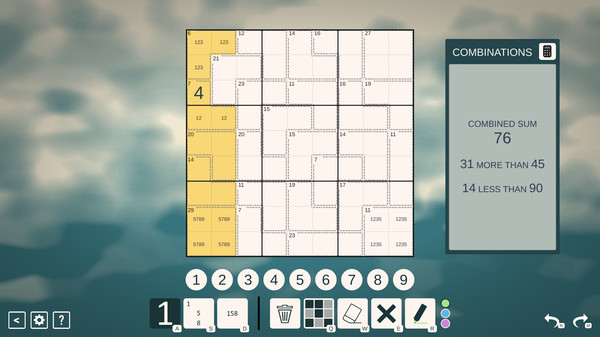 Скриншот из Killer Sudoku